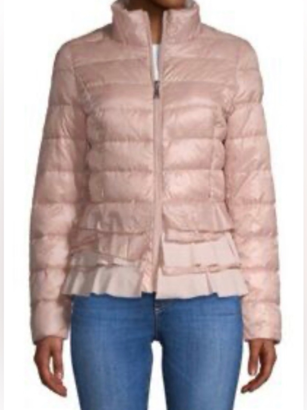 T. Tahari Zoey Pink puffer size XL